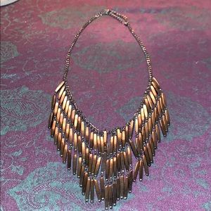 Metallic Statement Necklace